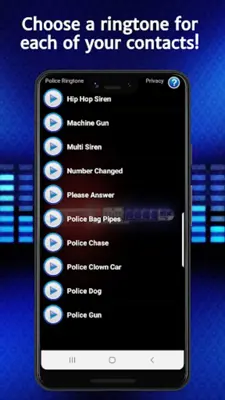 Police Ringtones android App screenshot 2